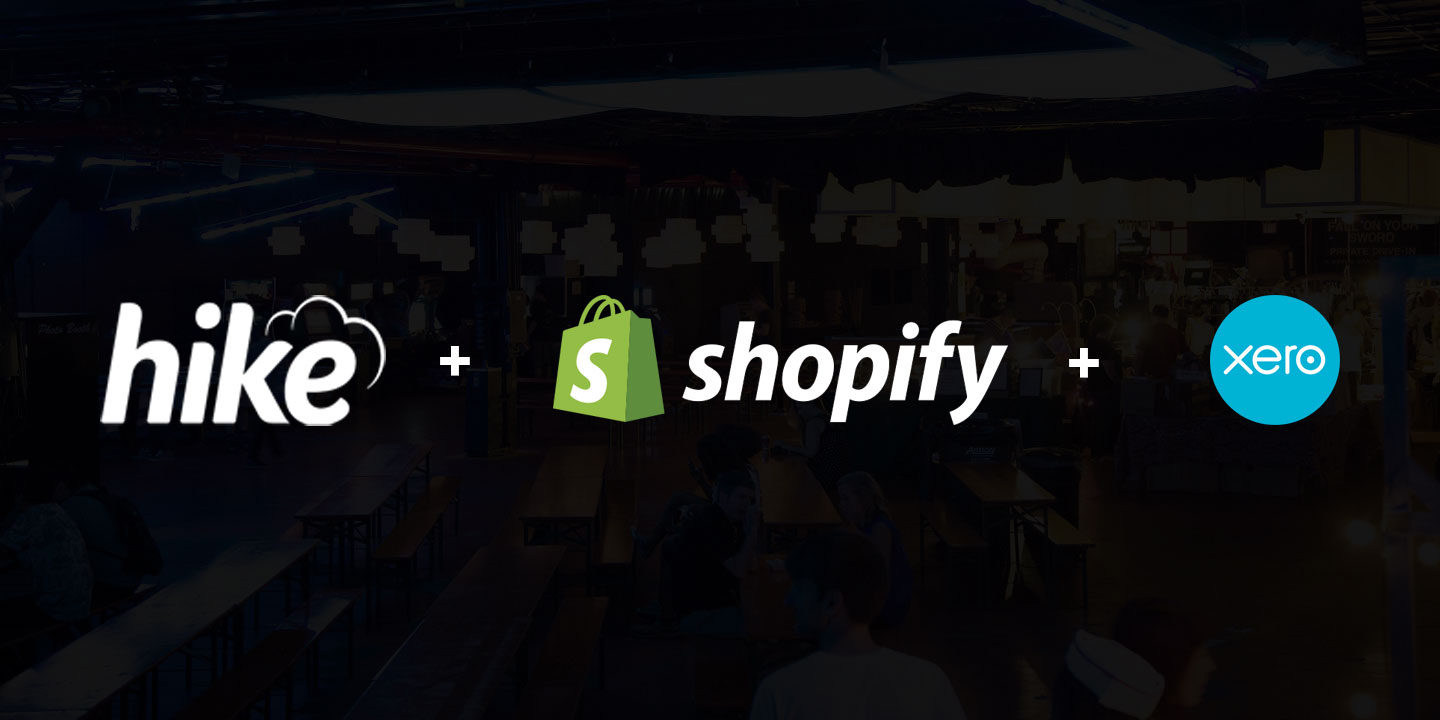Hike + Shopify + Xero