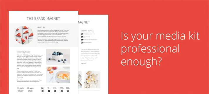 How to create a kickass Media Kit for your business