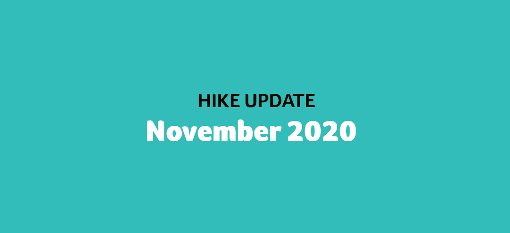 Hike Update – November 2020