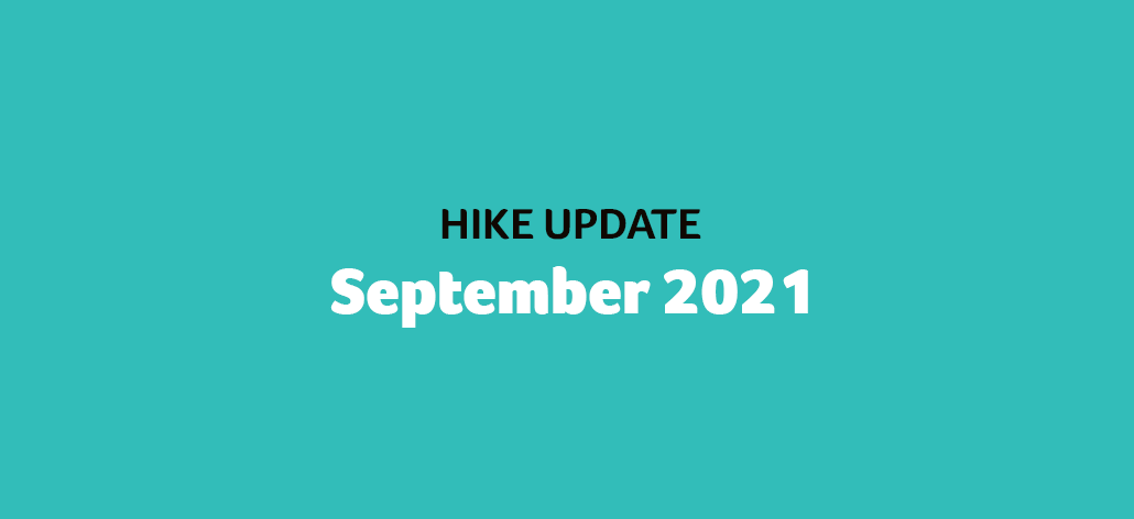 Hike Update: September 2021