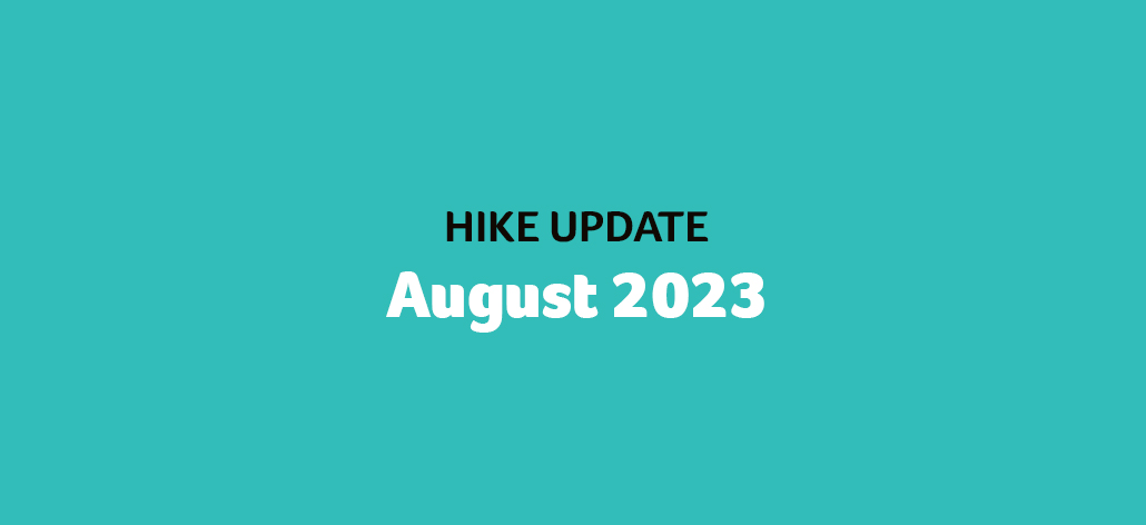 Hike Update: August 2023