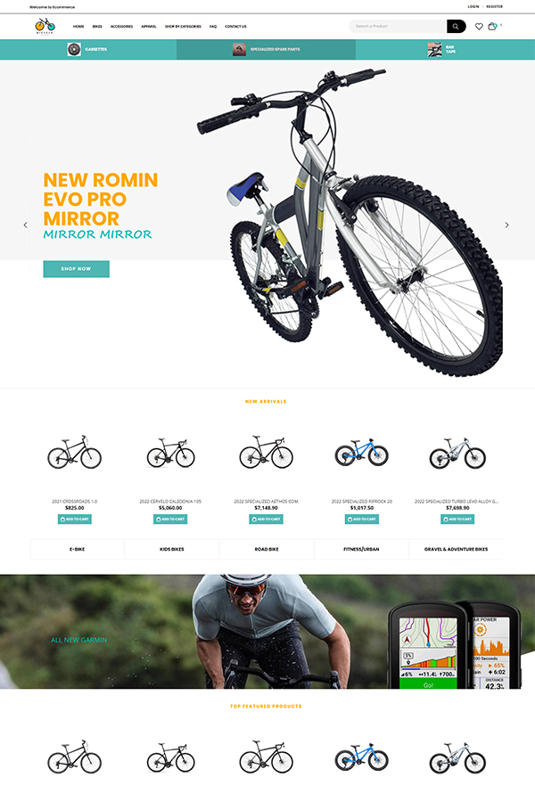 Bike store theme