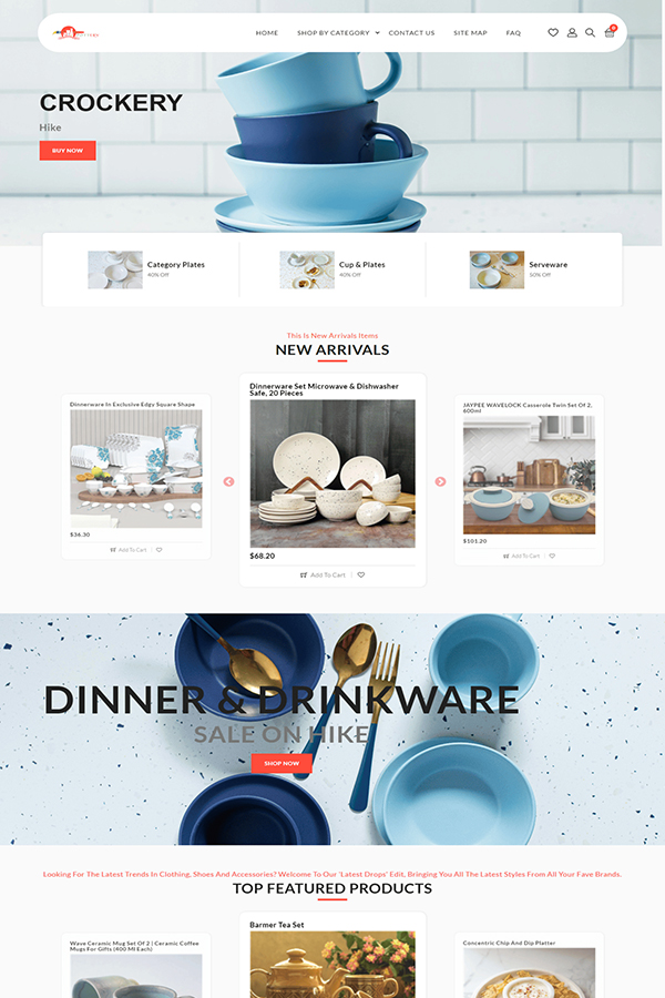 Homeware & Gift store theme