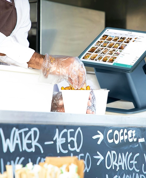 Tablet POS for on-the-go sales