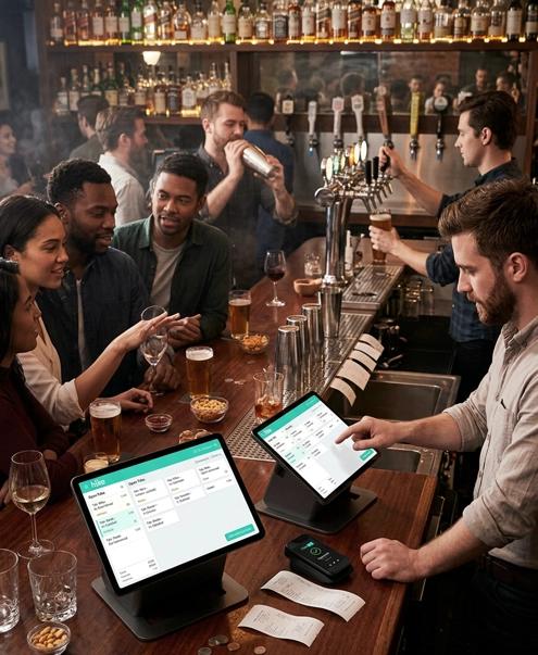 Bar tabs & order management