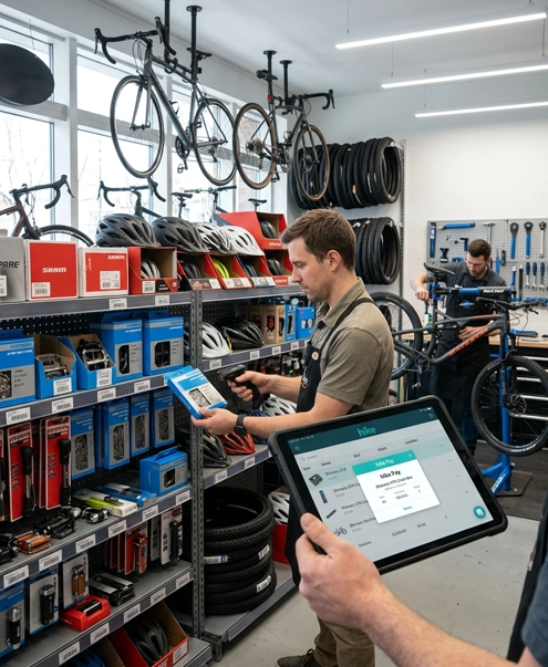 Track bikes, parts and accessories accurately