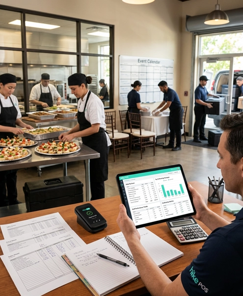 Catering sales reporting