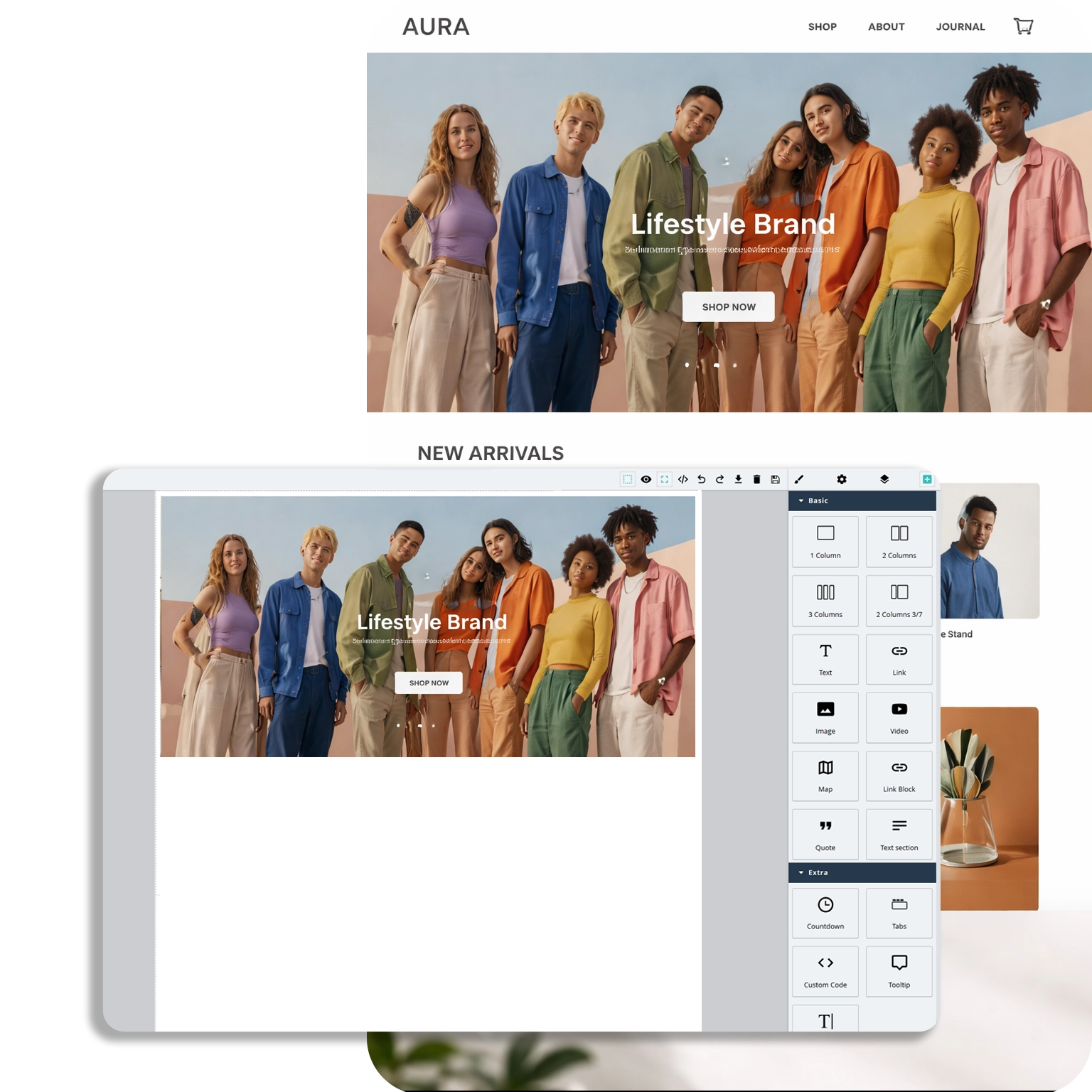 Create flexible content blocks