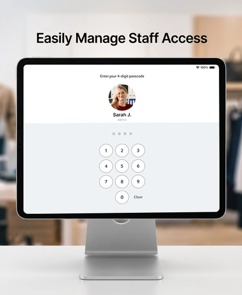 Easily manage staff access