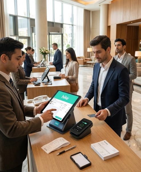 Fast checkout for front desk