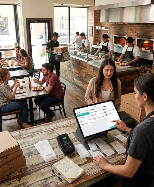 Fast ordering for dine-in, takeaway, and delivery