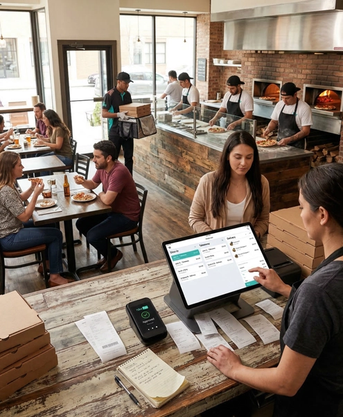 Fast ordering for dine-in, takeaway, and delivery
