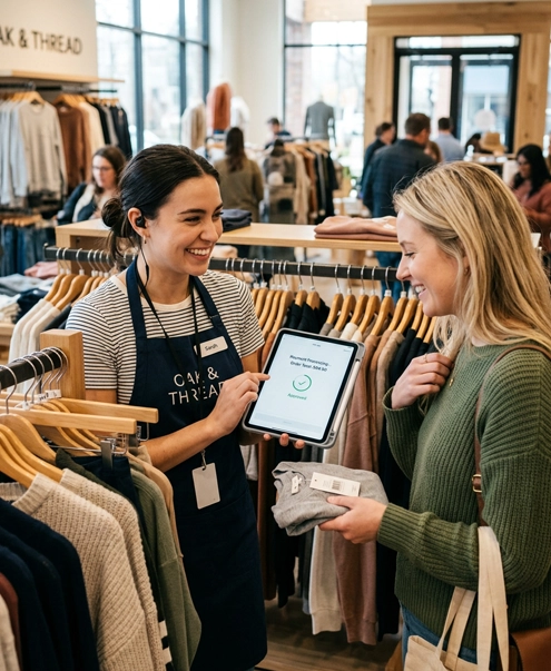 iPad retailing for faster Kiosk POS experiences