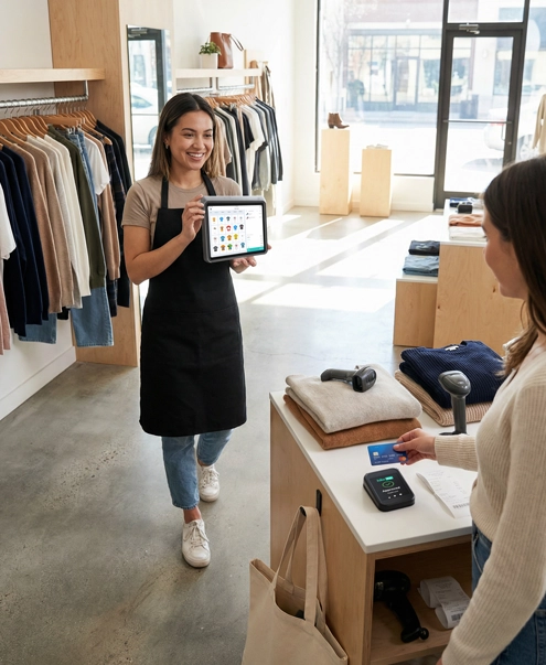 Unleash the power of mobility with our tablet POS system