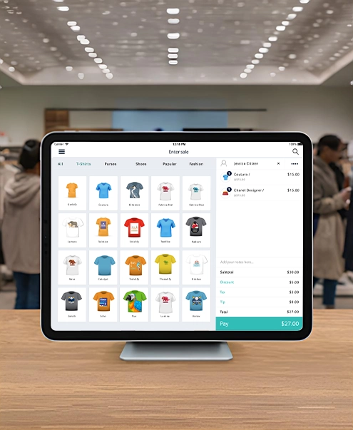 A complete point of sale system on iPad