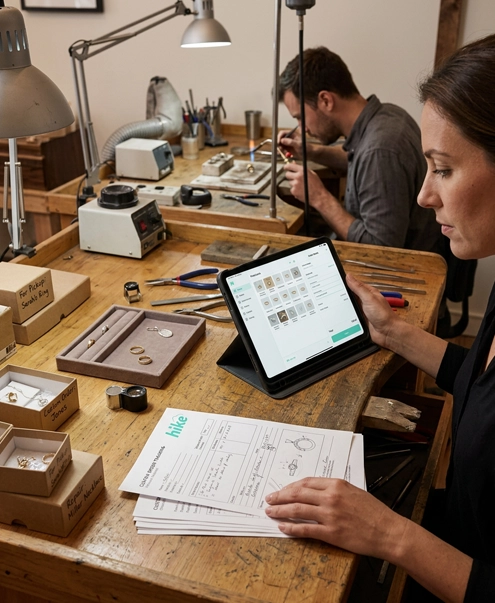 Custom Orders & Repairs Tracking