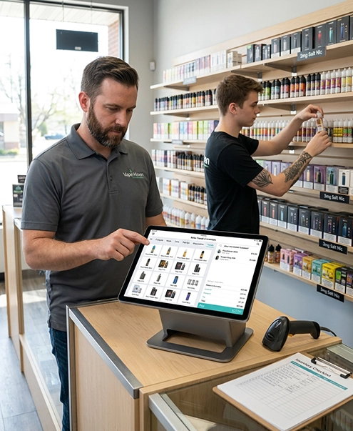 Vape Shop Sales Reporting
