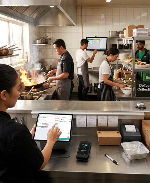 Kitchen order flow coordination