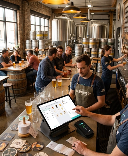 Taproom order management