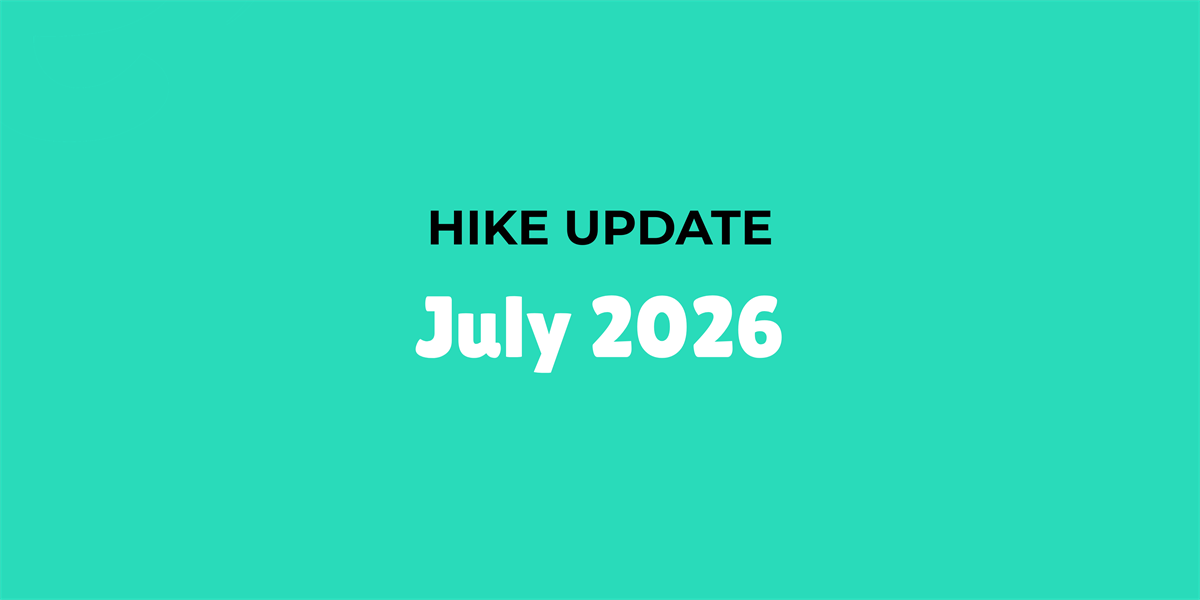 Hike Update: July 2026